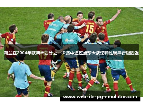 荷兰在2004年欧洲杯四分之一决赛中通过点球大战逆转胜瑞典晋级四强