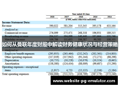 如何从曼联年度财报中解读财务健康状况与经营策略